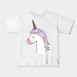 Cute Kawaii Unicorn Kids T-Shirt